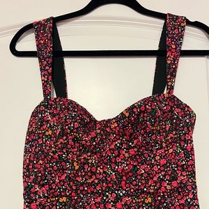 NWT Anthropologie floral midi dress